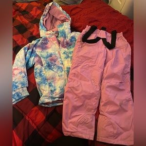 Girls snow set / jacket & pants